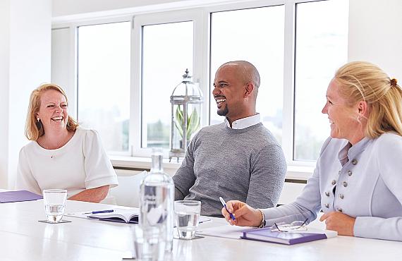 De grondhouding van een 'winning team'